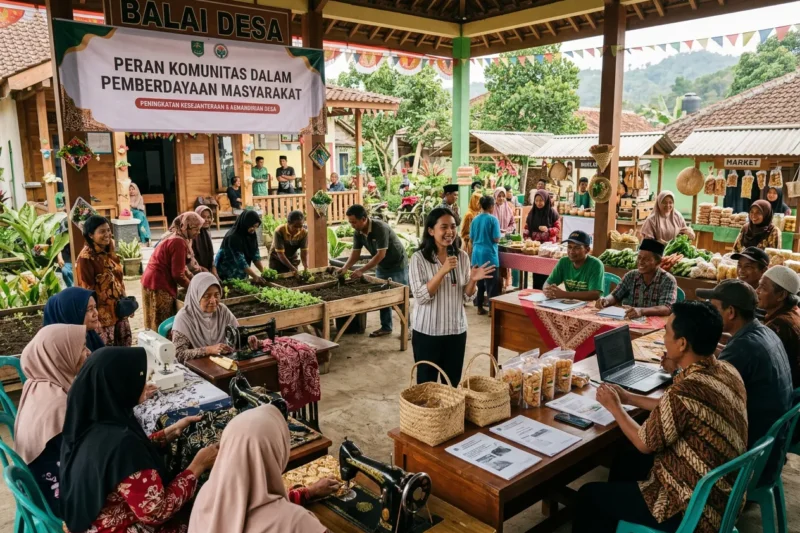 Peran Komunitas dalam Pemberdayaan Masyarakat dan Peningkatan Kesejahteraan