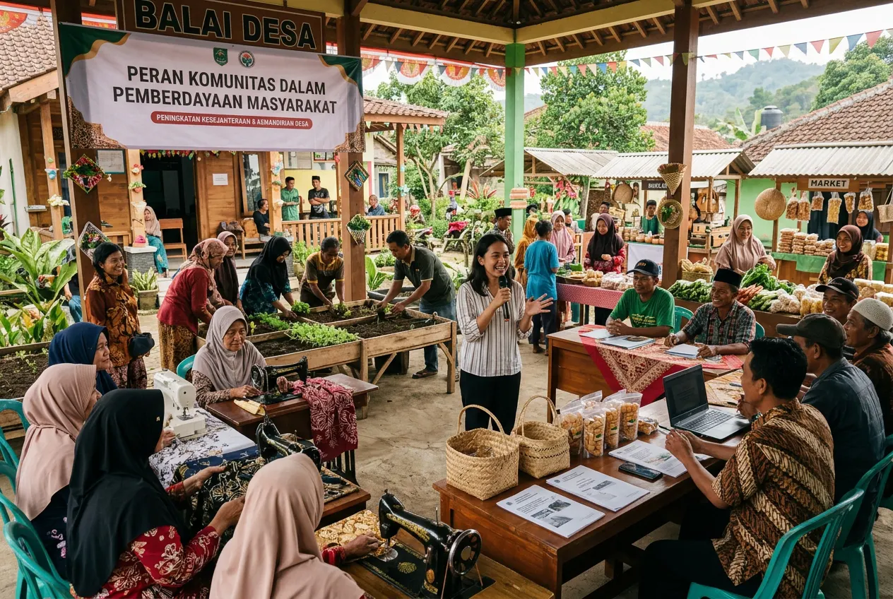Peran Komunitas dalam Pemberdayaan Masyarakat dan Peningkatan Kesejahteraan (AiStudio)