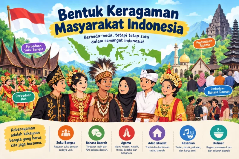 Bentuk Keragaman Masyarakat Indonesia