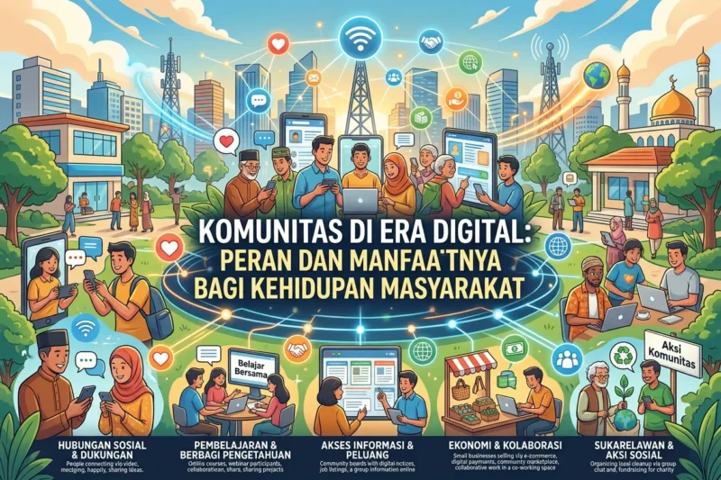 Komunitas di Era Digital: Peran dan Manfaatnya bagi Kehidupan Masyarakat
