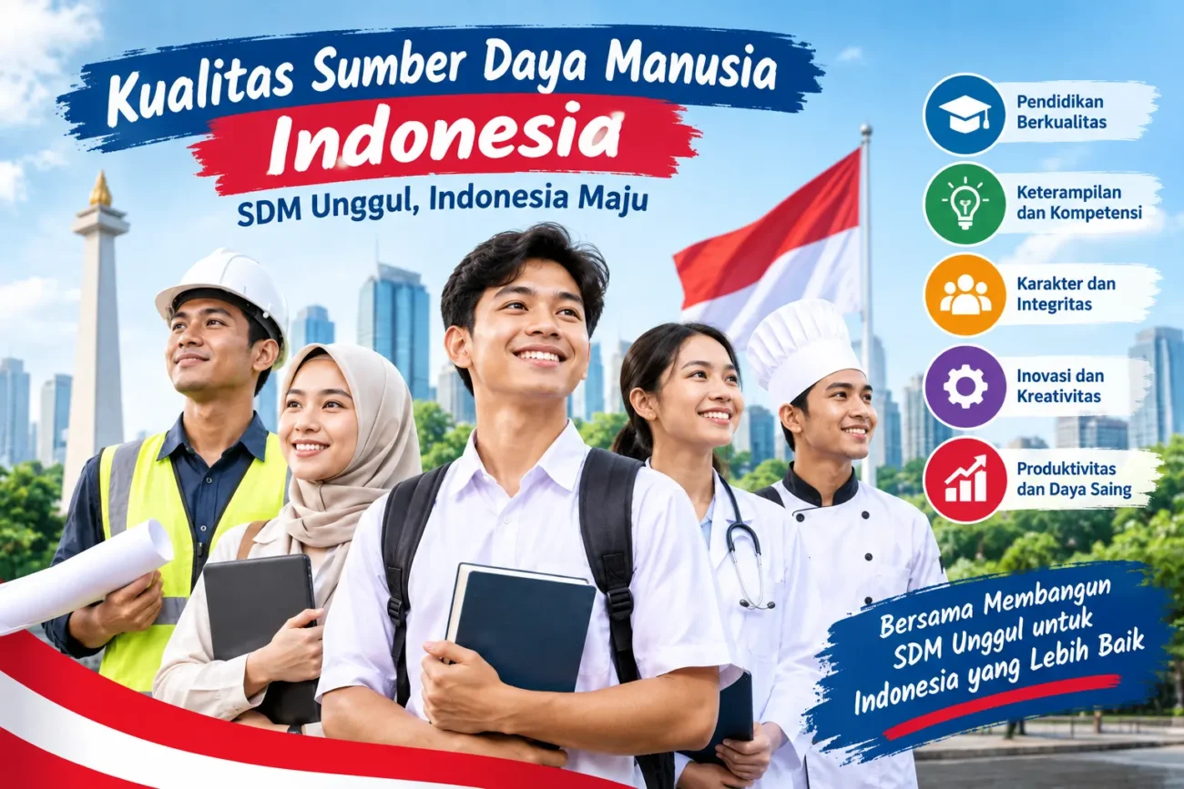 Kualitas Sumber Daya Manusia Indonesia (AiStudio)