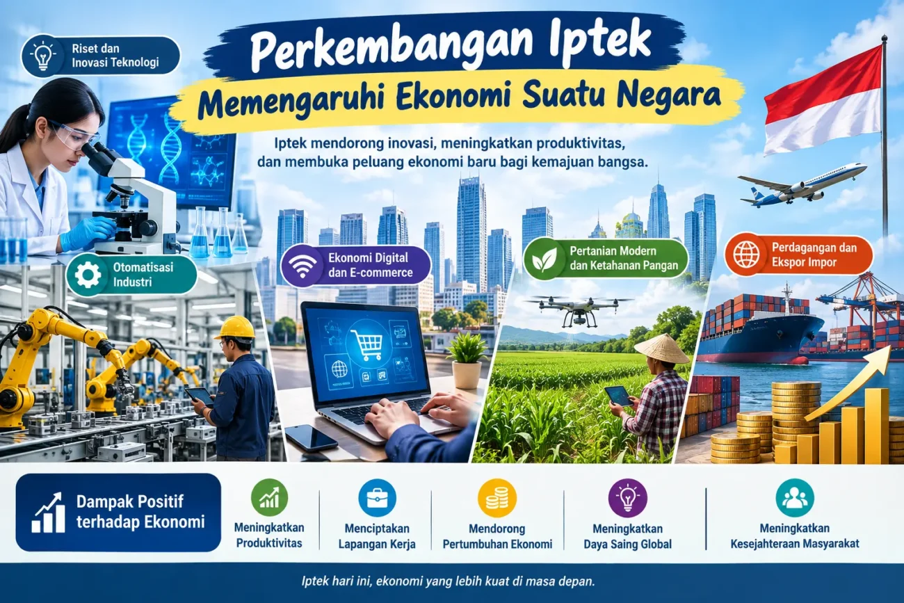 Perkembangan Iptek Memengaruhi Ekonomi Suatu negara (AiStudio)
