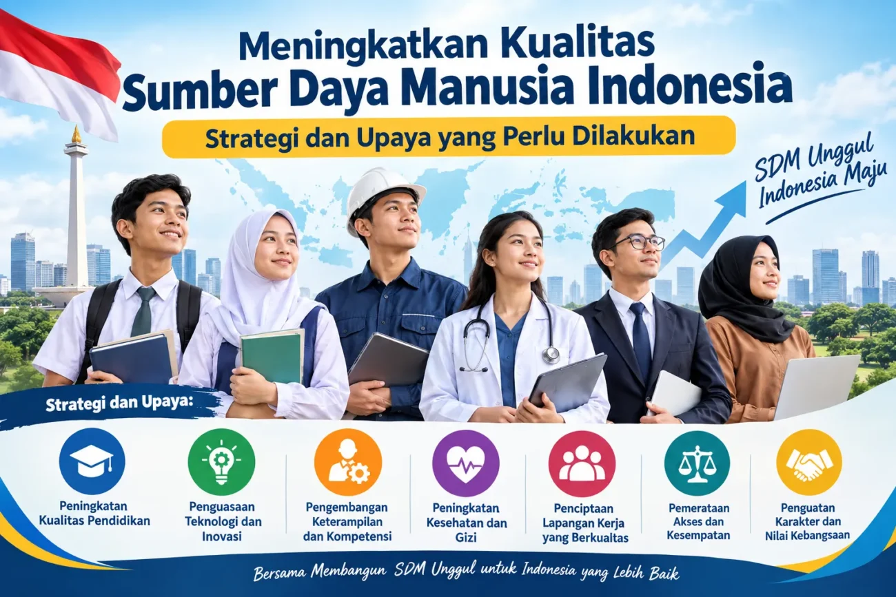Meningkatkan Kualitas Sumber Daya Manusia Indonesia: Strategi dan Upaya yang Perlu Dilakukan (AiStudio)