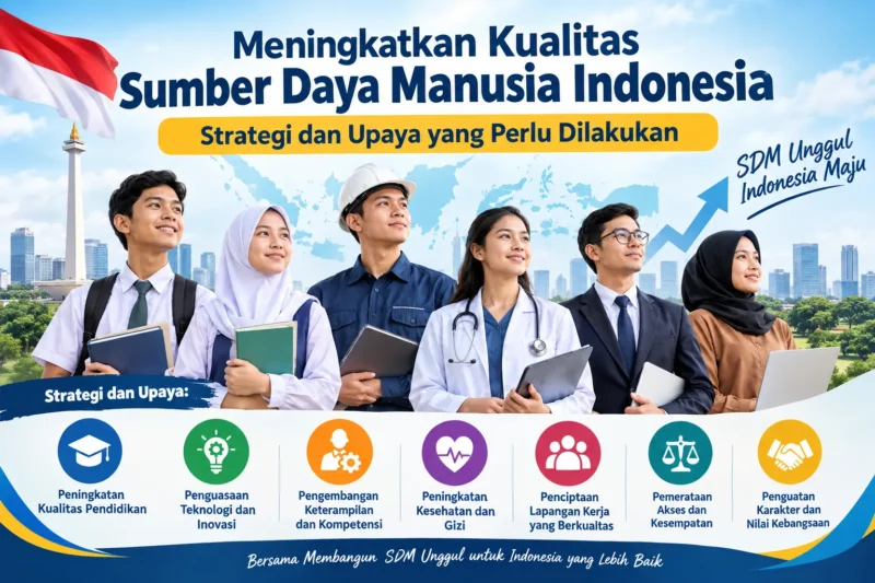 Meningkatkan Kualitas Sumber Daya Manusia Indonesia: Strategi dan Upaya yang Perlu Dilakukan