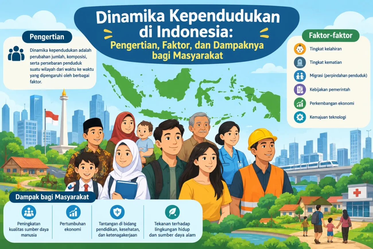 Dinamika Kependudukan di Indonesia: Pengertian, Faktor, dan Dampaknya bagi Masyarakat (AiStudio)
