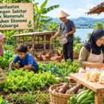 Pemanfaatan Lingkungan Sekitar untuk Memenuhi Kebutuhan Ekonomi Keluarga (AiStudio)