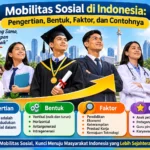 Mobilitas Sosial di Indonesia: Pengertian, Bentuk, Faktor, dan Contohnya (AiStudio)