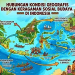 Hubungan Kondisi Geografis dengan Keragaman Sosial Budaya di Indonesia (AiStudio)