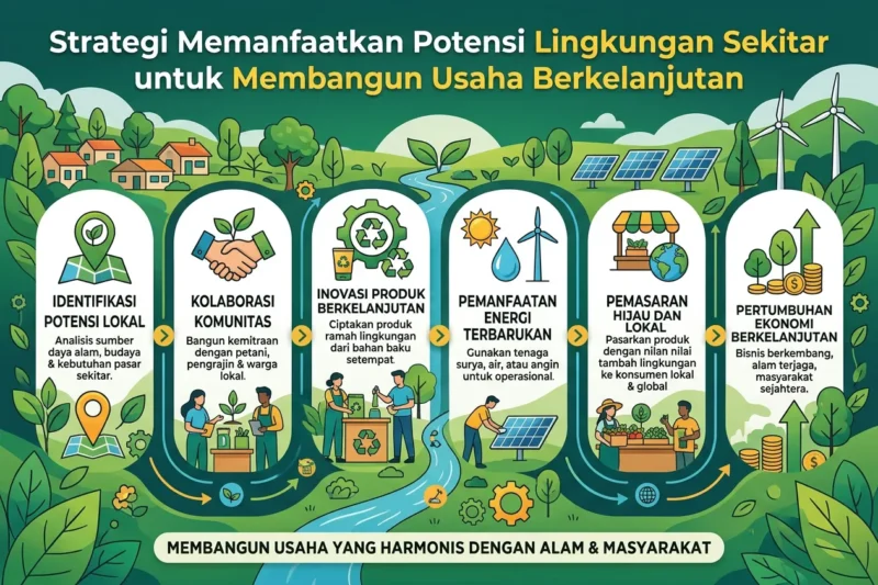 Strategi Memanfaatkan Potensi Lingkungan Sekitar untuk Membangun Usaha Berkelanjutan