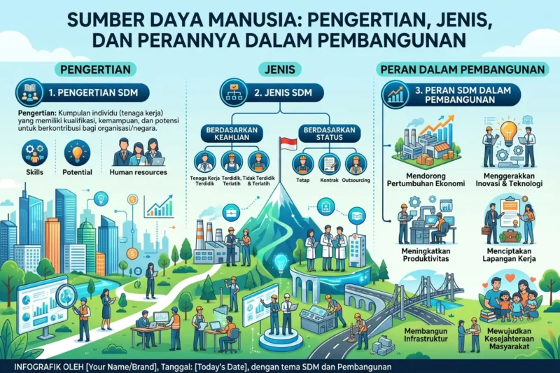 Sumber Daya Manusia: Pengertian, Jenis, dan Perannya dalam Pembangunan
