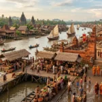 Kehidupan Masyarakat pada Masa Kerajaan Sriwijaya dan Majapahit (AiStudio)