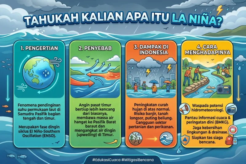 Tahukah Kalian Apa Itu La Niña? Pengertian, Penyebab, Dampak, dan Cara Menghadapinya
