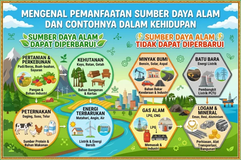 Mengenal Pemanfaatan Sumber Daya Alam dan Contohnya dalam Kehidupan