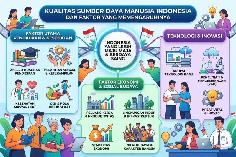 Kualitas Sumber Daya Manusia Indonesia dan Faktor yang Memengaruhinya