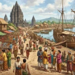 Peran Perdagangan dalam Kehidupan Masyarakat pada Masa Hindu-Buddha (AiStudio)