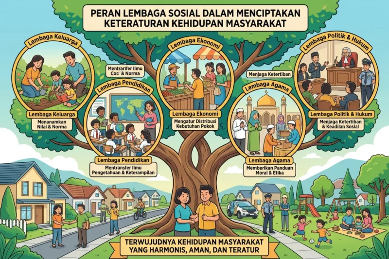 Peran Lembaga Sosial dalam Menciptakan Keteraturan Kehidupan Masyarakat