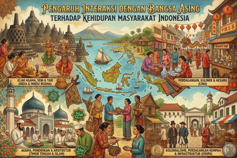 Pengaruh Interaksi dengan Bangsa Asing terhadap Kehidupan Masyarakat Indonesia