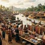 Kehidupan Ekonomi Masyarakat Nusantara melalui Perdagangan pada Awal Masehi (AiStudio)