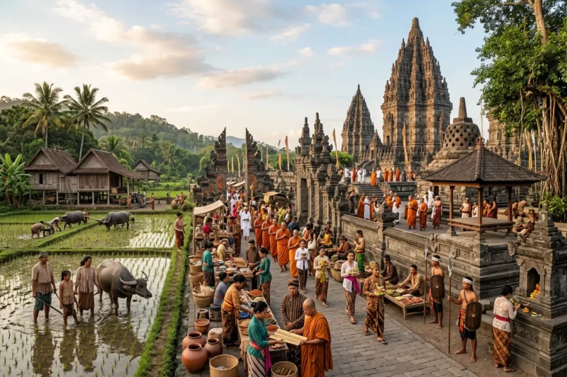 Perubahan Kehidupan Masyarakat Setelah Masuknya Pengaruh Hindu-Buddha