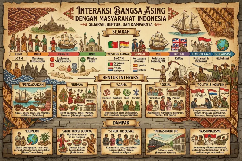 Interaksi Bangsa Asing dengan Masyarakat Indonesia: Sejarah, Bentuk, dan Dampaknya