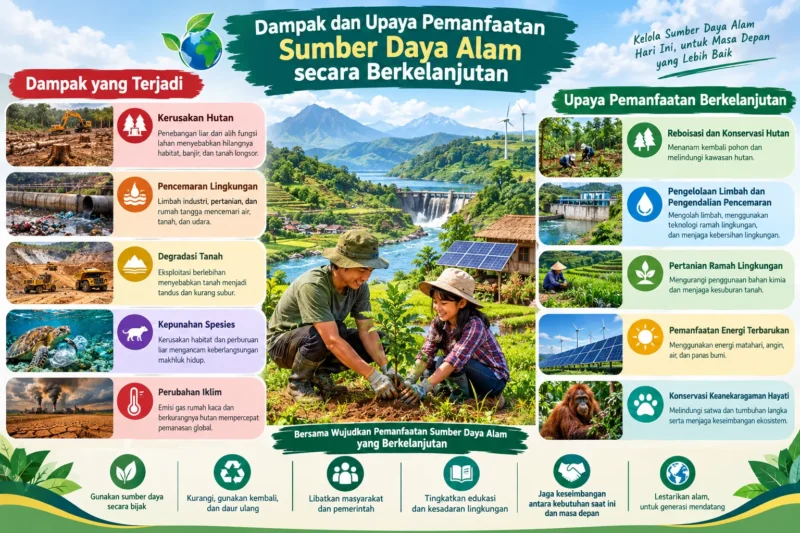 Dampak dan Upaya Pemanfaatan Sumber Daya Alam secara Berkelanjutan
