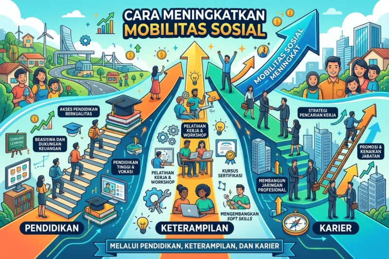 Cara Meningkatkan Mobilitas Sosial melalui Pendidikan, Keterampilan, dan Karier