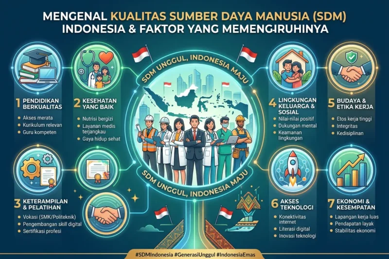 Kualitas SDM Indonesia dan Faktor yang Memengaruhinya