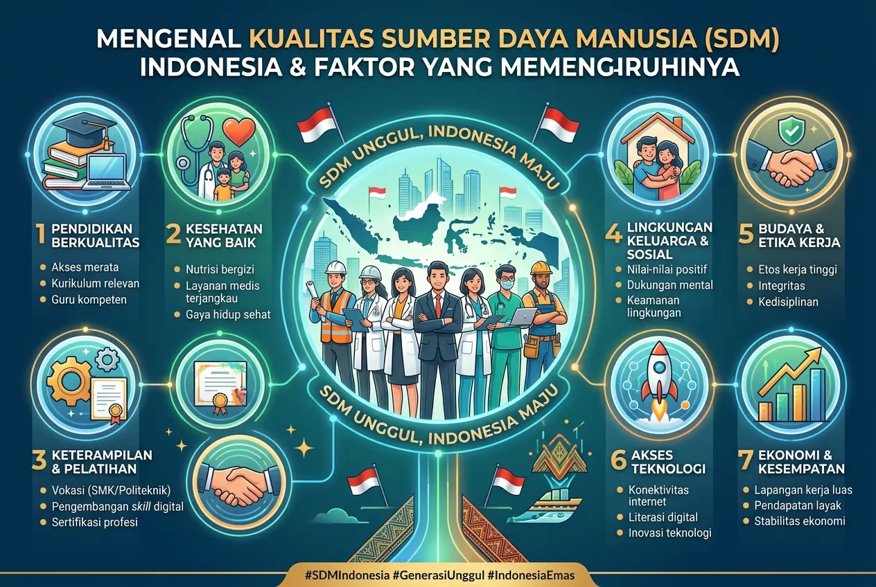 Mengenal Kualitas Sumber Daya Manusia Indonesia dan Faktor yang Memengaruhinya (AiStudio)