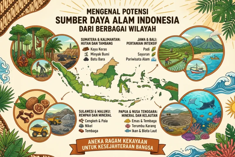 Mengenal Potensi Sumber Daya Alam Indonesia dari Berbagai Wilayah