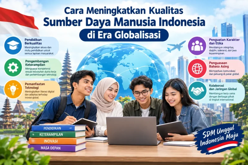 Cara Meningkatkan Kualitas Sumber Daya Manusia Indonesia di Era Globalisasi