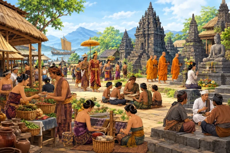Kehidupan Sosial Masyarakat pada Masa Kerajaan Hindu-Buddha di Indonesia