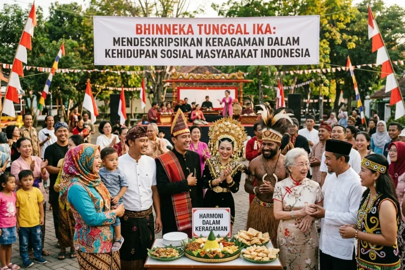 Mendeskripsikan Keragaman dalam Kehidupan Sosial Masyarakat Indonesia