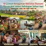 10 Contoh Keragaman Aktivitas Ekonomi Masyarakat dalam Kehidupan Sehari-hari (AiStudio)