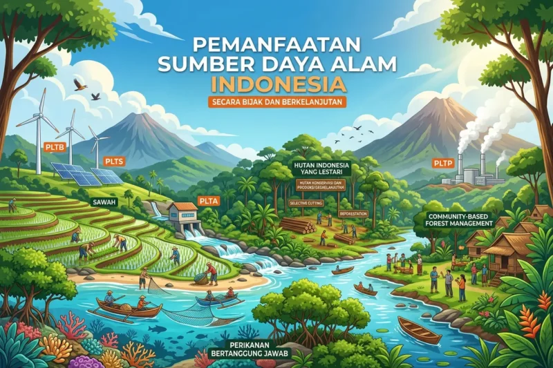 Pemanfaatan Sumber Daya Alam Indonesia secara Bijak dan Berkelanjutan