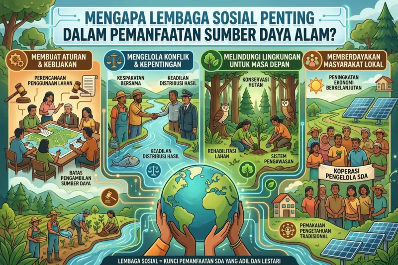 Mengapa Lembaga Sosial Penting dalam Pemanfaatan Sumber Daya Alam?