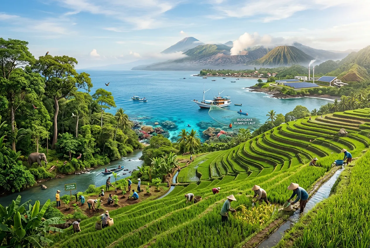 Potensi Sumber Daya Alam Indonesia dan Upaya Pengelolaannya secara Berkelanjutan (AiStudio)