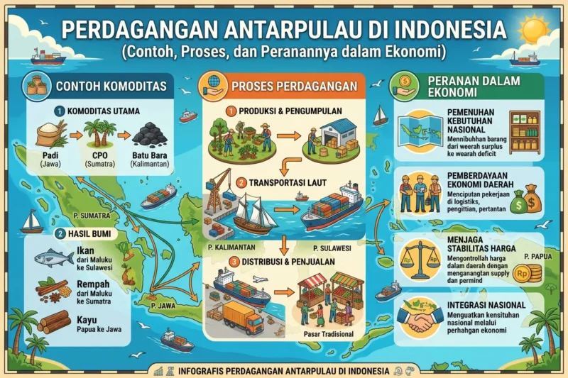 Perdagangan Antarpulau di Indonesia: Contoh, Proses, dan Peranannya dalam Ekonomi
