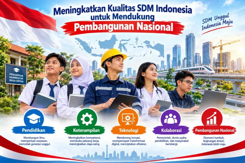 Meningkatkan Kualitas SDM Indonesia untuk Mendukung Pembangunan Nasional