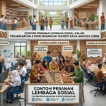 Contoh Peranan Lembaga Sosial dalam Pemanfaatan dan Pengembangan Sumber Daya Manusia (AiStudio)