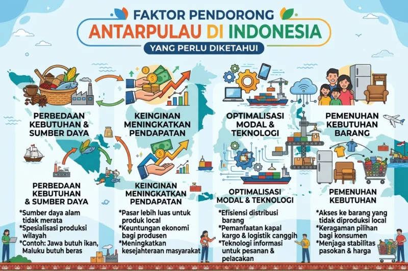 Faktor Pendorong Perdagangan Antarpulau di Indonesia yang Perlu Diketahui