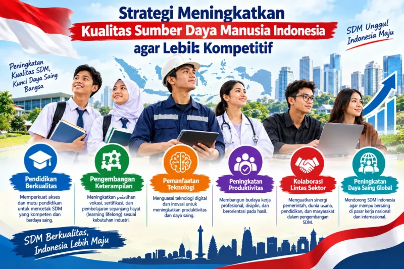 Strategi Meningkatkan Kualitas Sumber Daya Manusia Indonesia agar Lebih Kompetitif