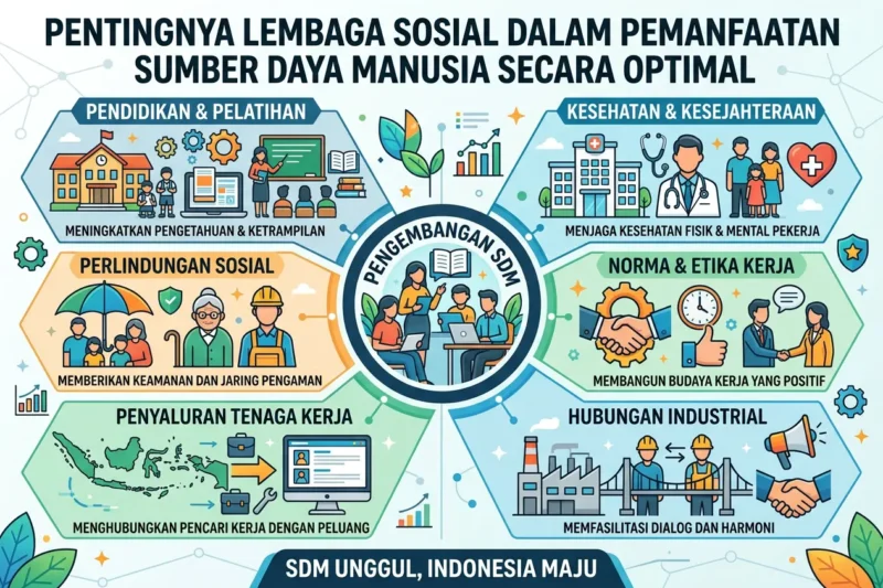 Pentingnya Lembaga Sosial dalam Pemanfaatan Sumber Daya Manusia secara Optimal