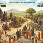 Perkembangan Agama dan Kepercayaan pada Masa Kerajaan Hindu-Buddha (AiStudio)