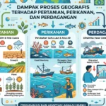 Dampak Proses Geografis terhadap Pertanian, Perikanan, dan Perdagangan (AiStudio)