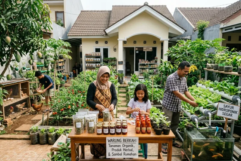 Pemanfaatan Lingkungan Rumah sebagai Sumber Penghasilan Tambahan