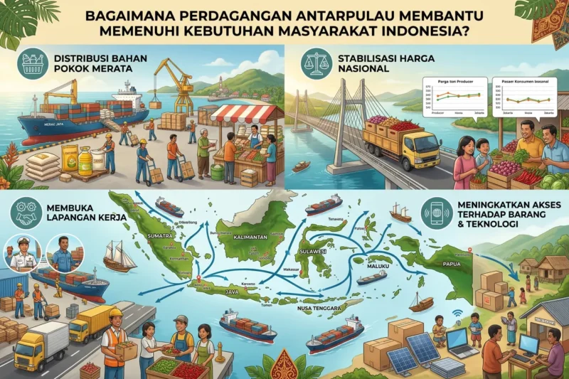 Bagaimana Perdagangan Antarpulau Membantu Memenuhi Kebutuhan Masyarakat Indonesia?