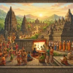 Perkembangan Kebudayaan Indonesia pada Masa Kerajaan Hindu-Buddha (AiStudio)