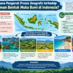 Bagaimana Pengaruh Proses Geografis terhadap Keragaman Bentuk Muka Bumi di Indonesia? (AiStudio)