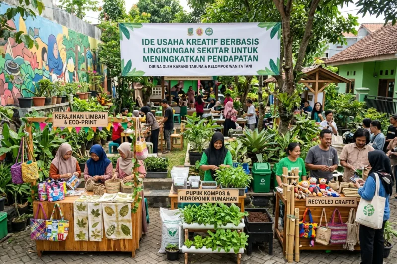 Ide Usaha Kreatif Berbasis Lingkungan Sekitar untuk Meningkatkan Pendapatan