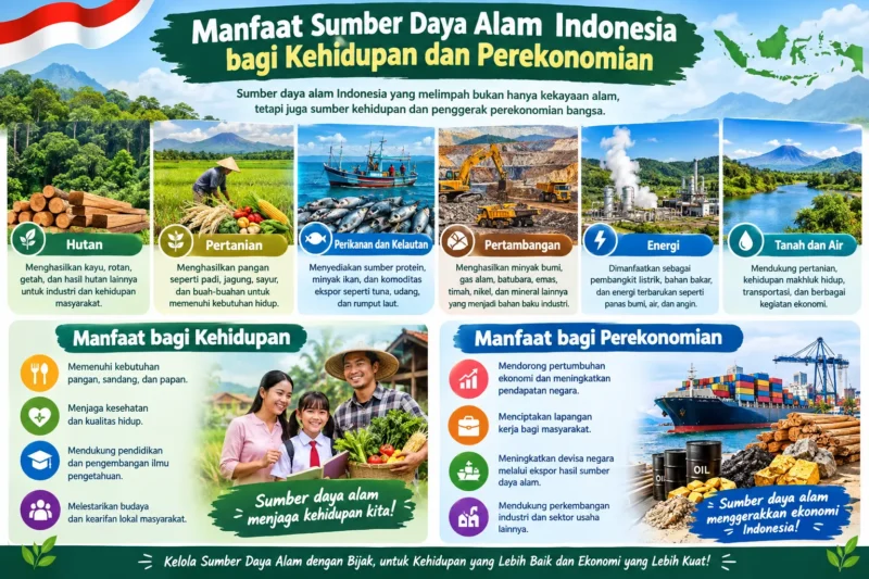 Manfaat Sumber Daya Alam Indonesia bagi Kehidupan dan Perekonomian